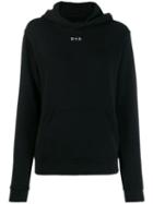 Rta Logo Print Hoodie - Black