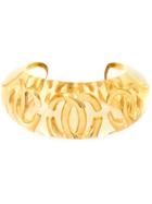 Chanel Vintage Logo Bangle - Yellow & Orange