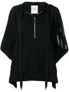 Philosophy Di Lorenzo Serafini Relaxed Hoodie Top - Black