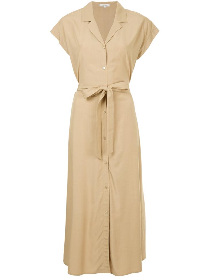 Guild Prime Belted Midi Shirt Dress - Nude & Neutrals
