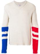 Zadig & Voltaire Contrasting Sleeves Keddy Sweater - Nude & Neutrals