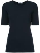 Jil Sander Raw-edged T-shirt - Blue