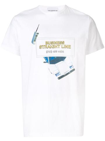 Huge Graphic Print T-shirt - White