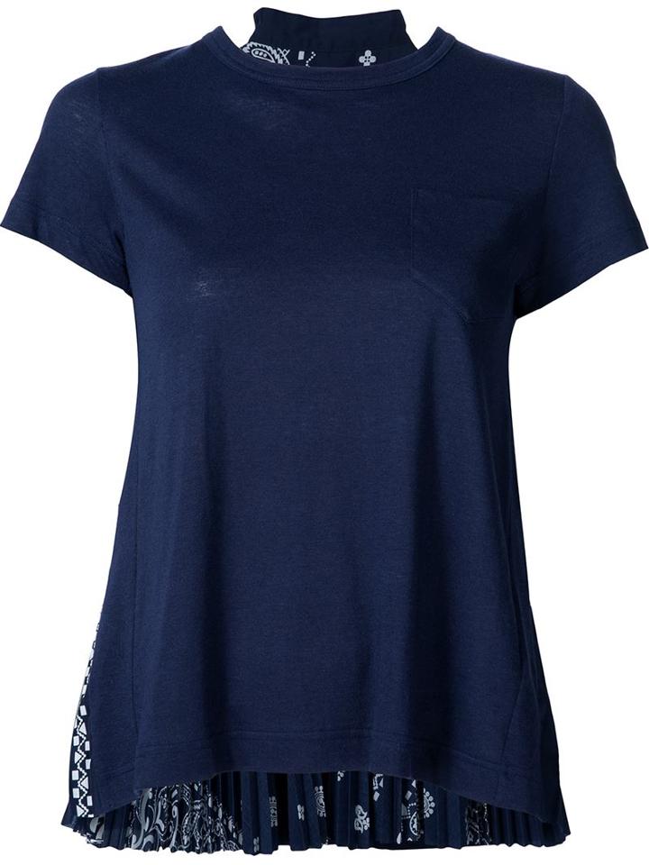 Sacai Back Pleat T-shirt