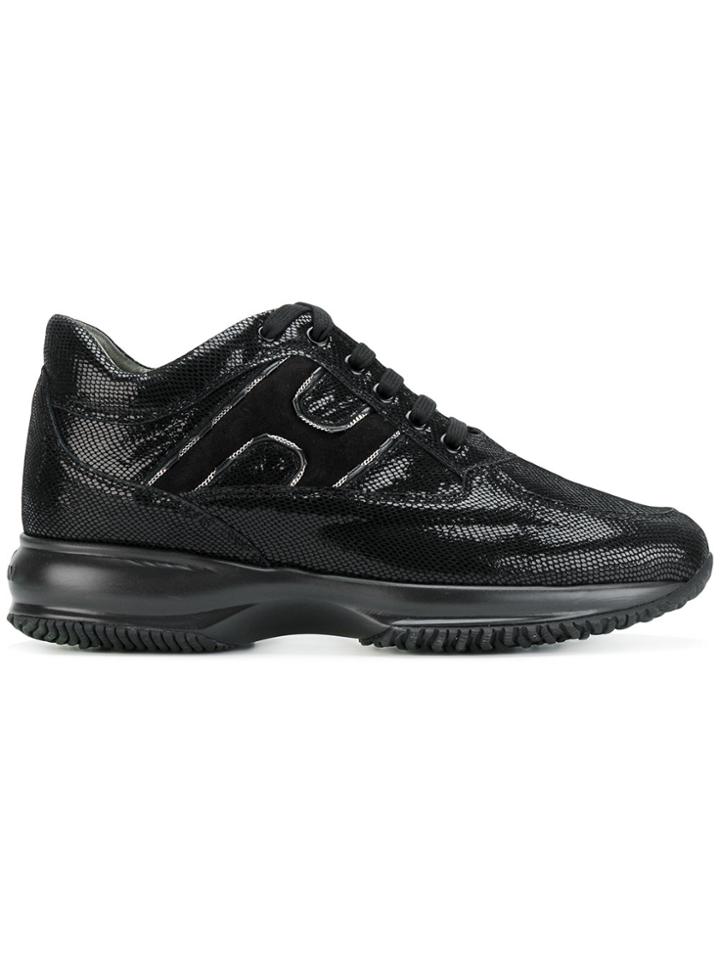 Hogan Interactive Chain Sneakers - Black