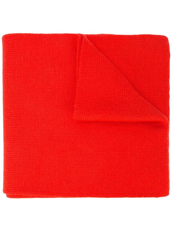 Tibi Jacquard Scarf - Red