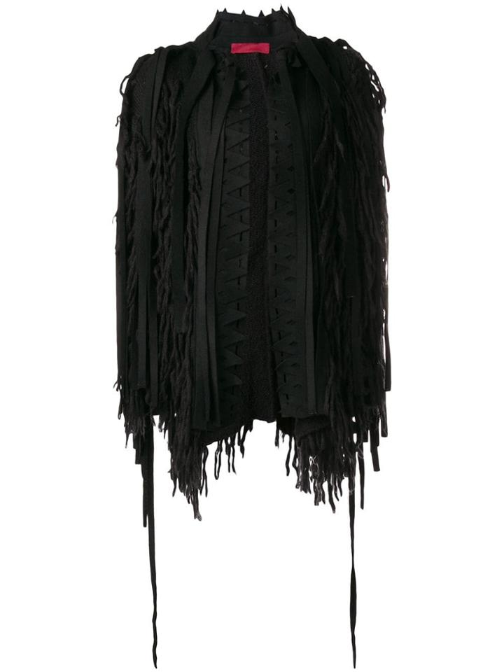 Di Liborio Deconstructed 'monkey' Cardigan - Black