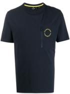 Calvin Klein Zip Detail T-shirt - Blue