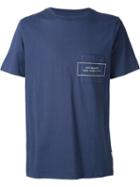 Saturdays Surf Nyc Logo Chest Pocket T-shirt, Men's, Size: M, Blue, Cotton