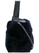 Theory Textured Bucket Bag - Blue