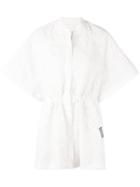 Giamba Lace Embroidered Kimono Jacket - White