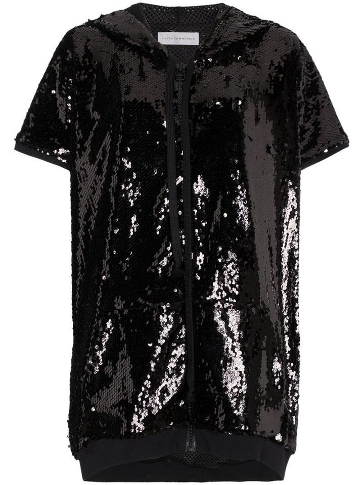 Faith Connexion Kappa Sequin Hoodie - 001 Black