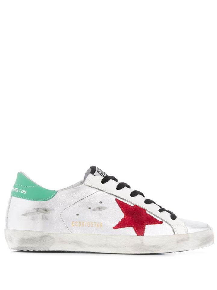 Golden Goose Superstar Low-top Sneakers - Silver