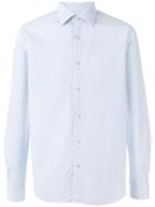 Xacus Thin Stripe Button-up Shirt, Men's, Size: 38, Blue, Cotton