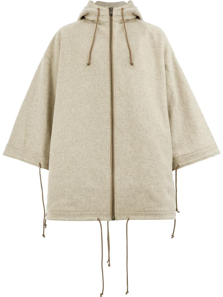 Toogood Loose Fit Hooded Jacket - Nude & Neutrals