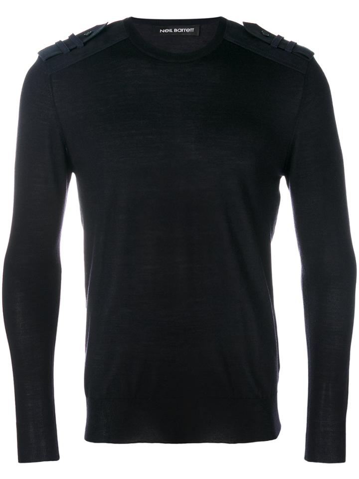Neil Barrett Military Top - Blue