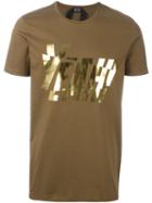 No21 Yeah Print T-shirt, Men's, Size: Medium, Green, Cotton