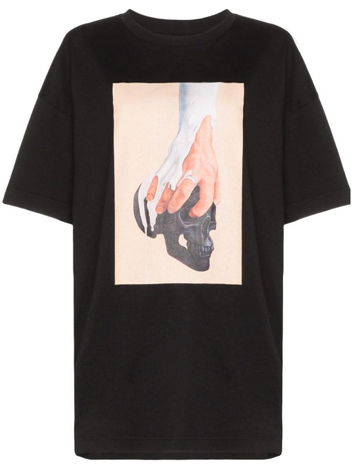 Ten Pieces X Rude Hand Skull Logo T-shirt - Black