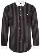 Loveless Pinstripe Shirt - Black