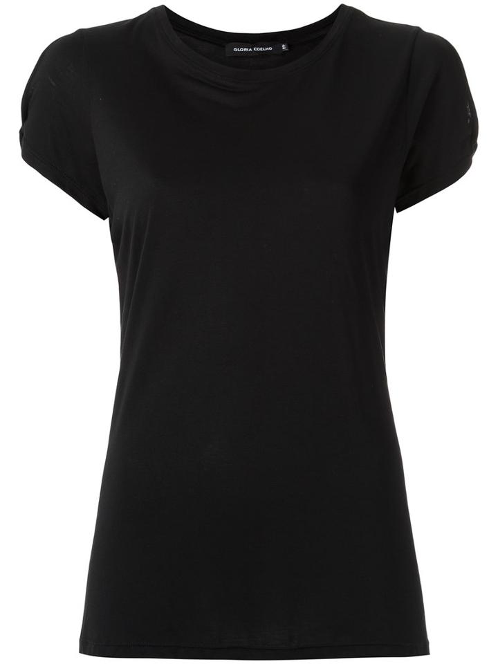 Gloria Coelho - Panelled Blouse - Women - Viscose - Gg, Black, Viscose