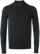 Zanone Classic Collar Jumper, Men's, Size: 48, Grey, Polyamide/virgin Wool