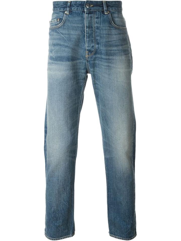 Golden Goose Deluxe Brand Straight Leg Jeans, Men's, Size: 32, Blue, Cotton