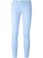 Diesel Black Gold Skinny Trousers, Women's, Size: 24, Blue, Cotton/polyester/spandex/elastane
