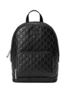 Gucci Gucci Signature Leather Backpack - 1000 Black