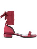 Lanvin Wrap-around Sandals - Red