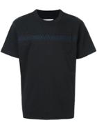 Sacai Shirred Embroidery T-shirt - Black
