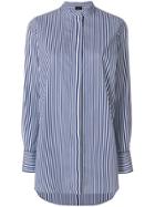 Joseph Long Striped Shirt - Blue