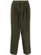 Universal Works Corduroy Wide Leg Trousers - Green