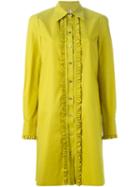Antonio Marras Frill Placket Shirt Dress, Women's, Size: 44, Cotton