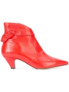 Tabitha Simmons Ankle Boots - Red