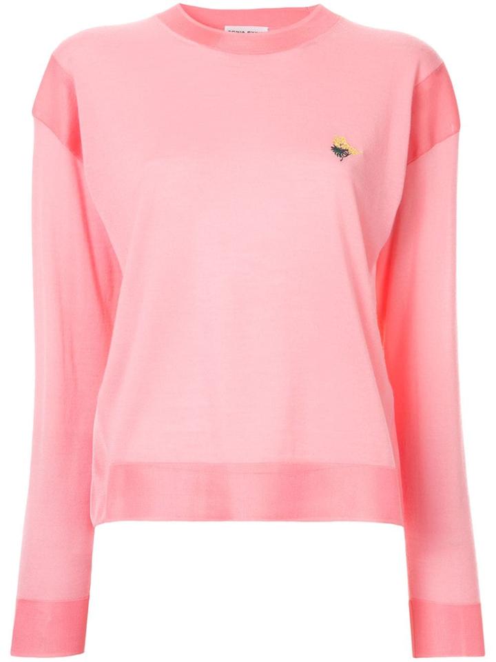 Sonia Rykiel Bouquet Sweatshirt - Pink
