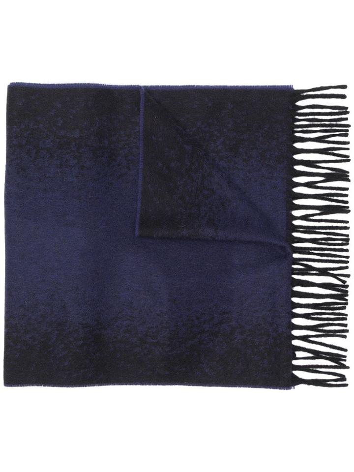 Lanvin Tonal Gradient Scarf - Blue