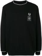 Fred Perry X Art Comes First Loose Fitted Sweatshirt - Black