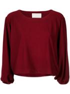 Lilly Sarti Long Sleeves Blouse - Red