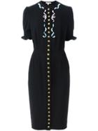 Olympia Le-tan Buttoned Dress