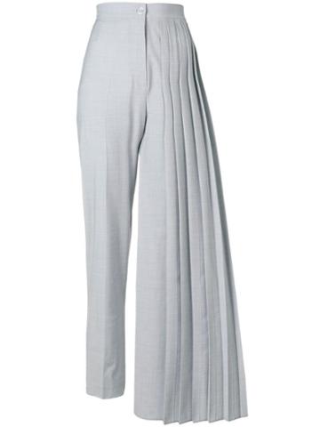 Seen Users Pleated Detail Trousers - Grey