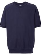 321 Shortsleeved Sweatshirt, Men's, Size: Large, Blue, Cotton