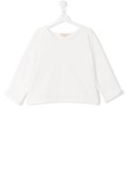 Andorine Teen Drawstring Hem Sweatshirt, Girl's, Size: 14 Yrs, White