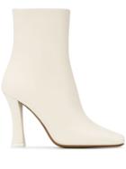 Neous Square Toed Boots - White
