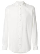 Massimo Alba Long Sleeved Buttoned Shirt - White