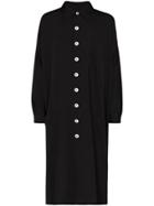 Yohji Yamamoto Yohji Col Wht Btn Up Lg Sht Blk - Black