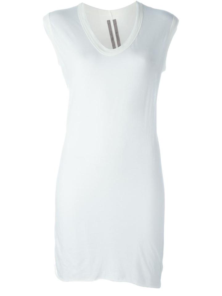 Rick Owens V Neck Elongated Tank Top