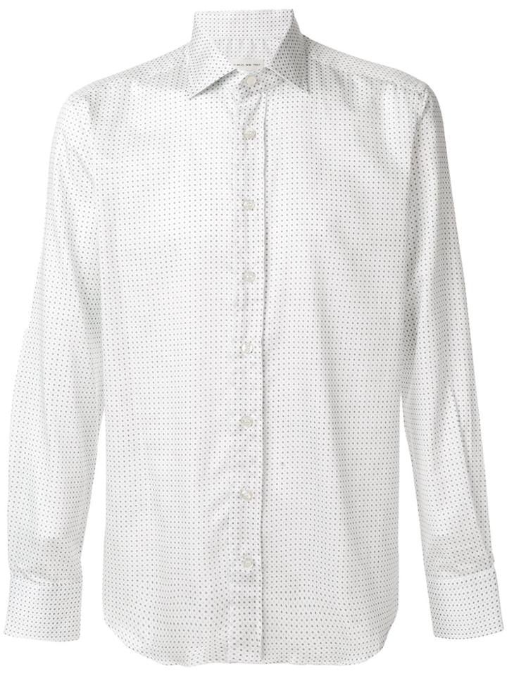 Etro Fine Print Shirt - White