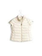 Moncler Kids Padded Cap Sleeve Gilet, Girl's, Size: 6 Yrs, Nude/neutrals