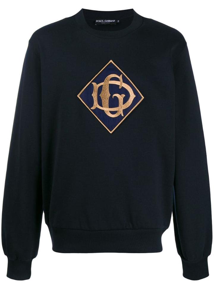 Dolce & Gabbana Dg Logo Sweatshirt - Blue
