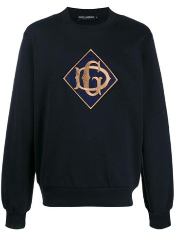 Dolce & Gabbana Dg Logo Sweatshirt - Blue